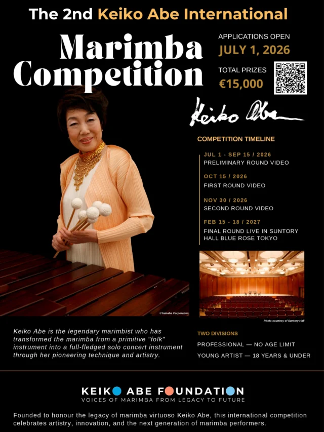 Solo Marimba Selections – Keiko Abe Official Site